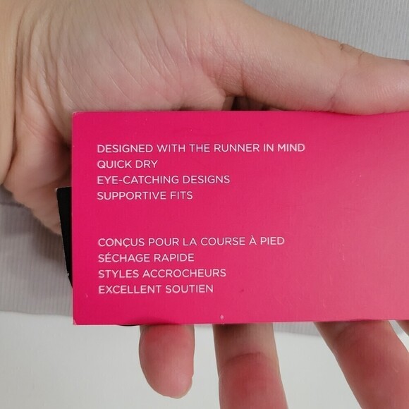 NEW RYKA Microchip Padded Cross Racerback Sports Bra Gray Size Medium - Picture 11 of 12